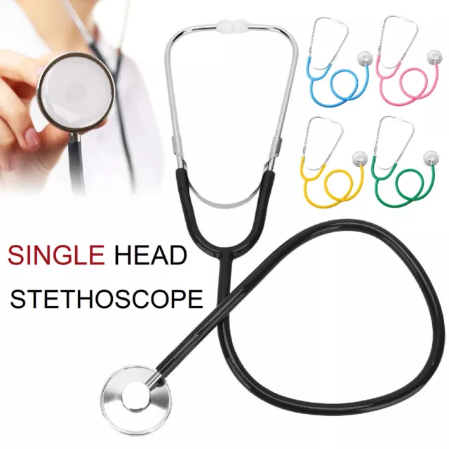 Professional Single Head Stethoscope Doctor Nurse Vet Medical Student HealthWork