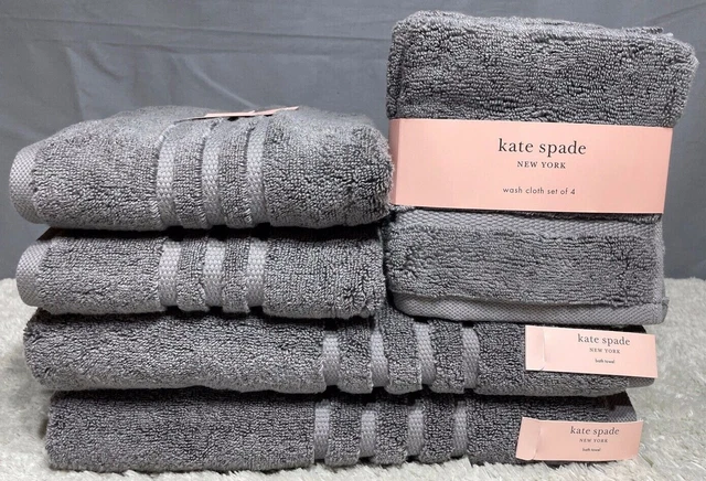 KATE SPADE NEW YORK ~ CORNFLOWER ~ 8 PIECE BATH TOWEL SET ~ NEW!