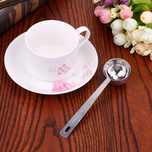 fr 15ML/30ML Coffee Scoop Thicken Stainless Steel Tablespoon Measuring Spoon