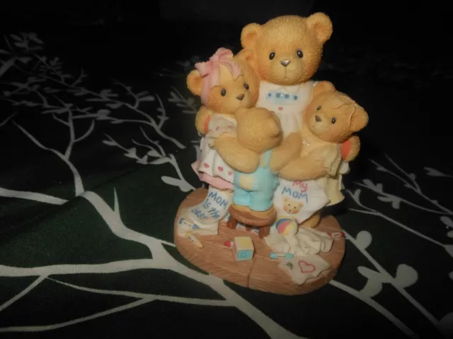 Cherished Teddies Katie,Renee,Jessica & Matthew "I'm Surrounded by Hugs" 1998