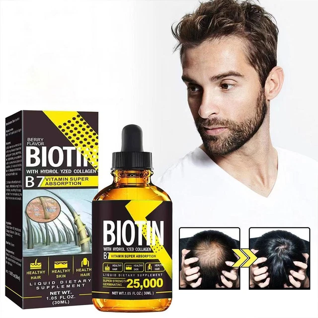 Biotin, 10,000 Mcg D-Biotin, For Healthy Hair, Nails & Skin, Non GMO Suitable For - Foto 2