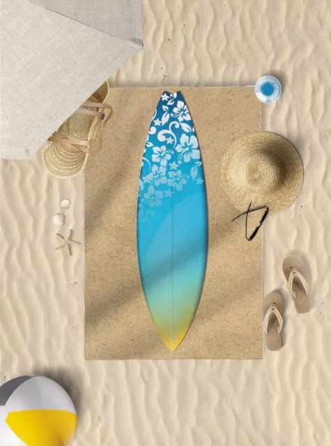 147cmx99.1cm Tabla de Surf Diseño Microfibra Toalla Playa Piscina Sol Baño Solo