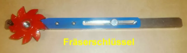 1x Fräserschlüssel für Mauernutfräse Schlitzfräse zb. Baier BMF500, MF500, MF63