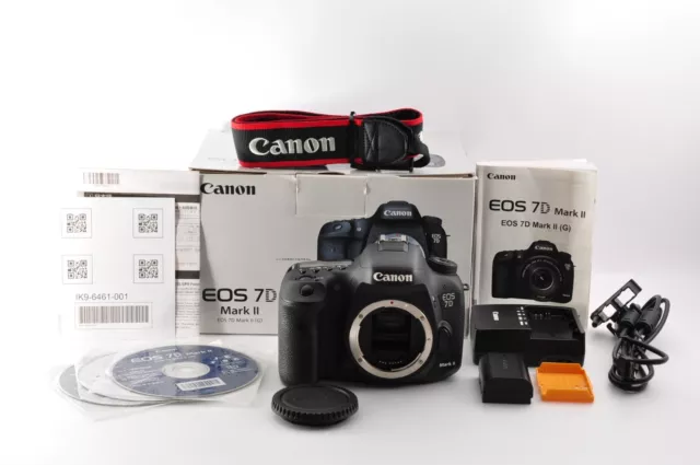 [NEAR MINT in Box Count 20512] Canon EOS 7D Mark II 20.2MP SLR Camera Body 1162