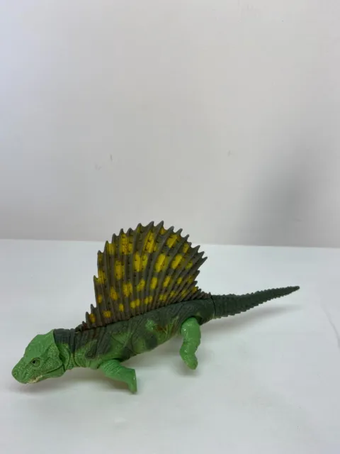 Vintage 1993 Jurassic Park Kenner Dimetrodon Green Dinosaur Plastic Figure Toy