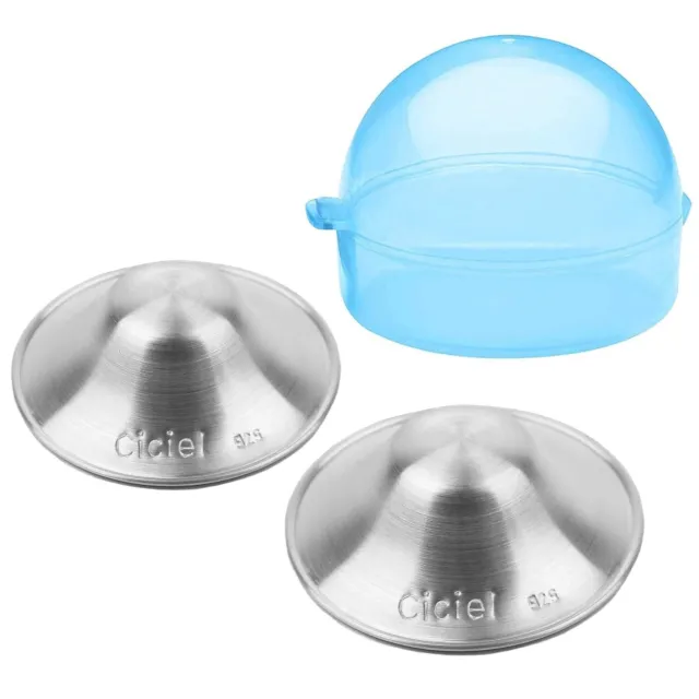 Ciciel The Original 925 Silver Nursing Cups Nipple Shields for Nursing Newborn
