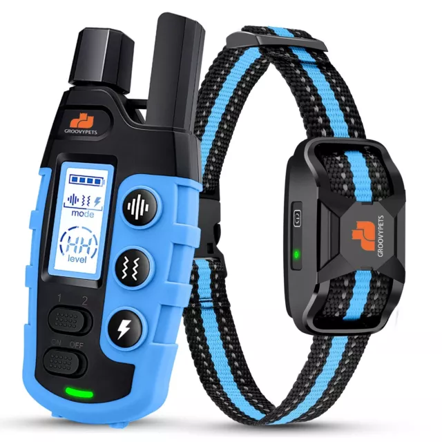 Smart Pet 1100 Yard Remote Dog Training Shock Collar for Small Medium Large Dogs