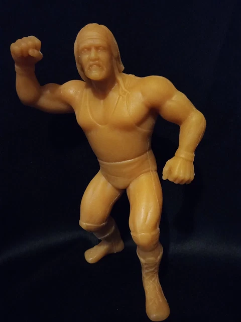 WWF LJN HULK HOGAN Custom made Rubber Wrestling Superstars Titan Sports