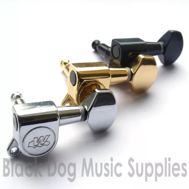 Wilkinson WJ07 machine heads tuners chrome black gold