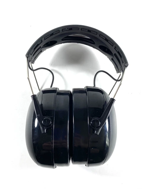 3M WorkTunes Connect 90543 Black Gel Cushions Wireless Hearing Protector Used
