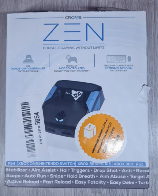 NO CABLES CRONUS Zen console aim adapter CM00053 for Xbox One X S PS5 PS4  PC £139.99 - PicClick UK