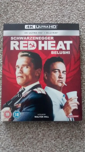 Red Heat 4K UHD and BLU RAY. NEW SEALED WITH SLIPCASE