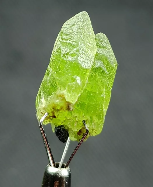 17 CT Natural Peridot Terminated Twin Crystals with nice formation - Pakistan