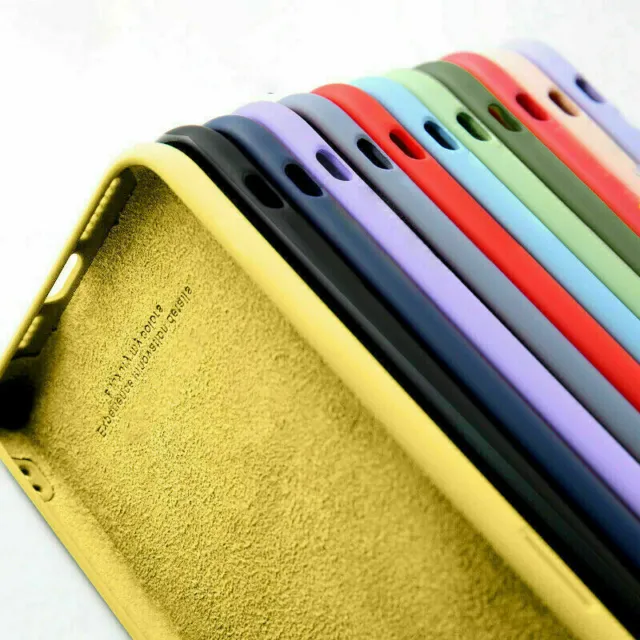 Silikon Hülle für Samsung Galaxy S24 Ultra S23 S22 A53 Handy Schutz Case Cover