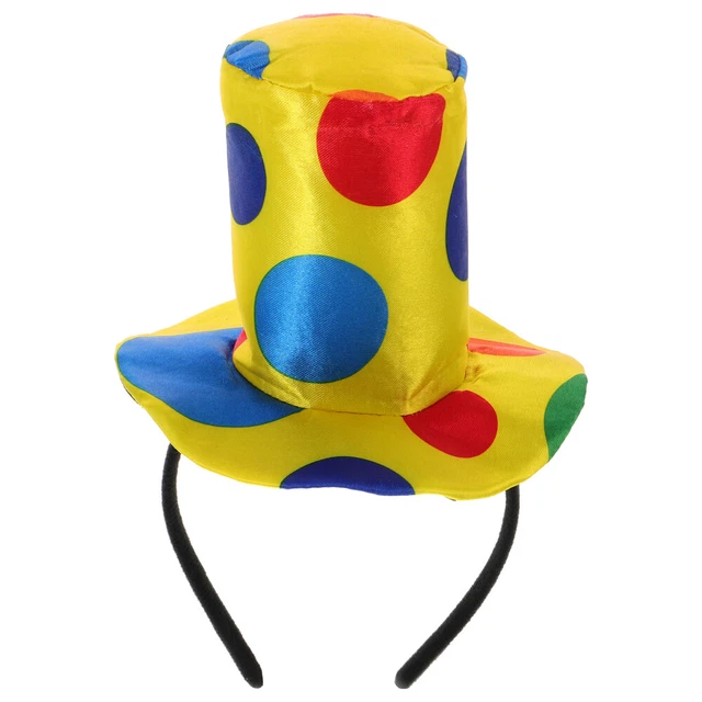 PERFORMANCE PROP COSTUME Prop Colorful Funny Creative Clown Headwear £8