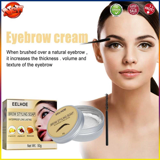 Nuevo jabón esculpido de 50 g cejas estilo cera incoloro inodoro para W