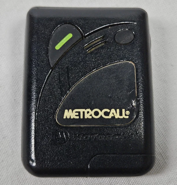 Bipeur Vintage Motorola 830H Pager Noir, Pour Pièces Ou Porte-clés, Non Testé