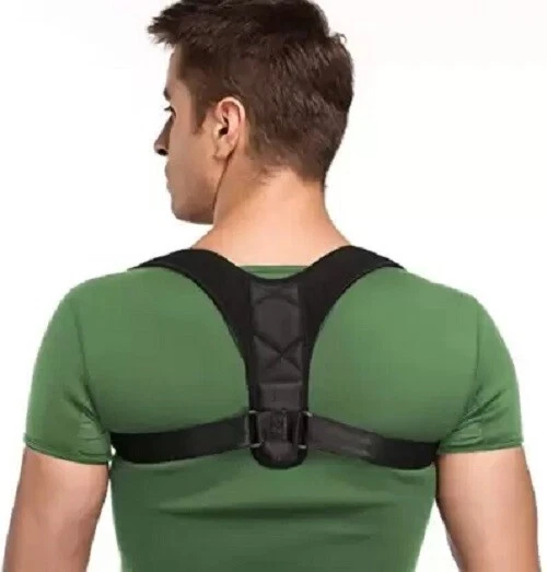 Adjustable Posture Corrector Back Support Shoulder Brace Belt Men Women Clavicle