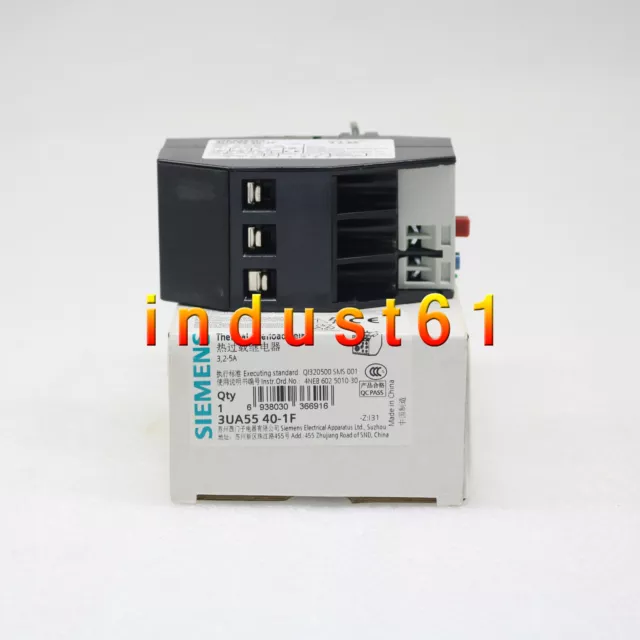 1PC NEW FOR SIEMENS Thermal Overload Relay 3UA5540-1F 3.2-5A