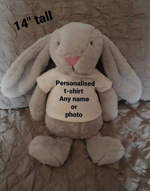 CHRISTMAS GIFT HUGE 15" Personalise It!! Soft Rabbit Bunny Toy, Child