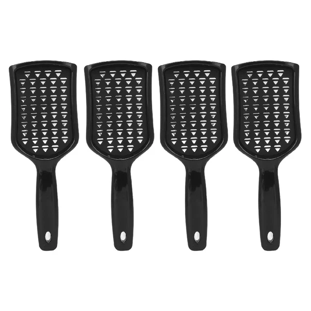 4Pcs Vented Hair Brush Smoothing Paddle Detangling Brush For Blow Drying Wet NDE