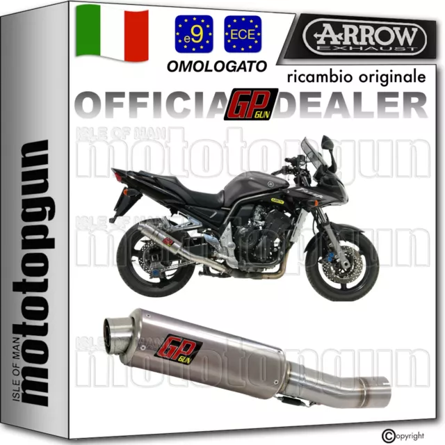 Arrow Scarico Hom Gp2 Gp 2 Gpgun Yamaha Fzs 1000 Fazer 2002 02