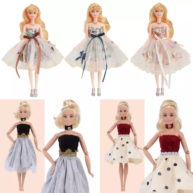 Casual Wears 11.5" Fashion Dresses Doll Princess Skirt  30cm Doll/1/6 BJD Dolls