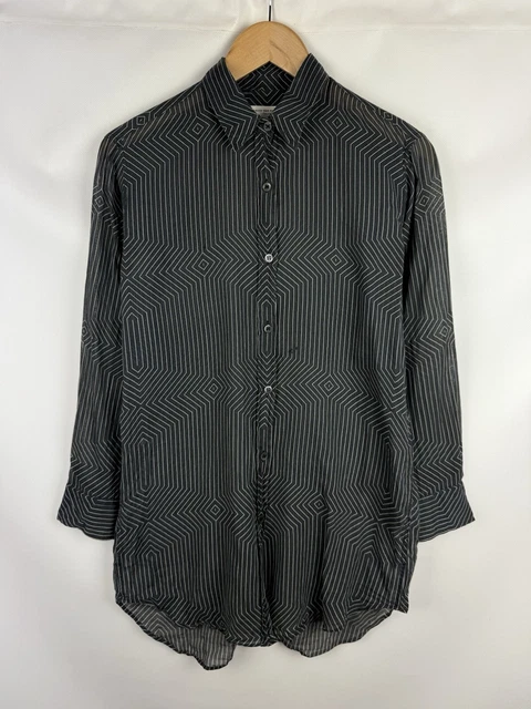 Manteau De Soirée DRIES VAN NOTEN Noir - Taille FR38/UK10, Coton Et Soie, Manches 3/4, Occasion Très Bon état