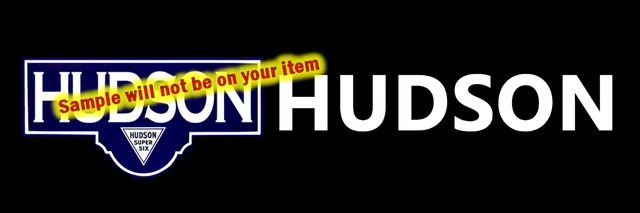 Hudson 'A' Cars Dealer Sales Service Stickers Signs Fridge Magnets Decals