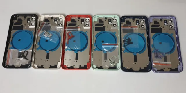 For iPhone 12 Chassis Rear Housing Back Glass Battery Cover Replacement