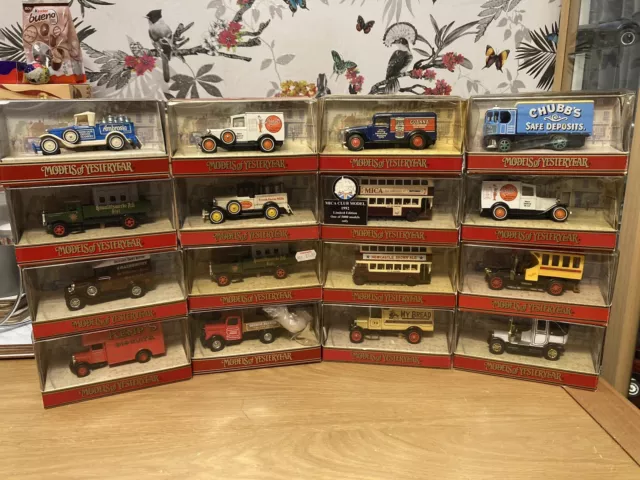 Models of yesteryear boxed job lot (16)