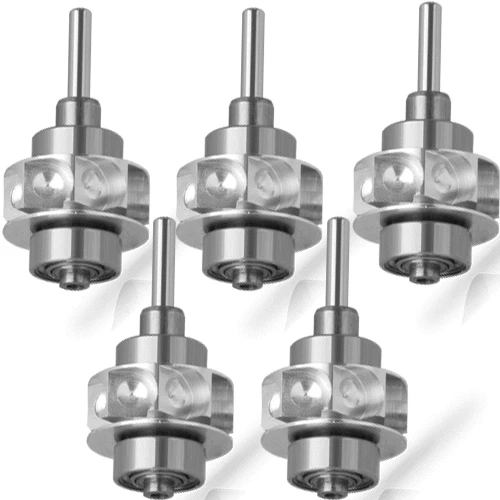 5PCS Dental Cartridge Turbine Rotor Fiber Optic Handpiece RUIXIN RXGBK SKGB6 LS