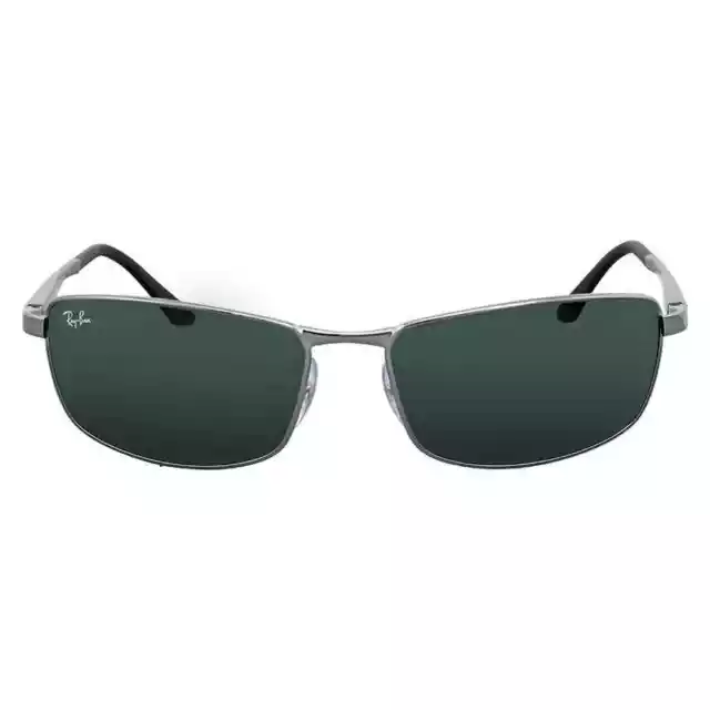 Ray Ban Green Classic G-15 Rectangular Men's Sunglasses RB3498 004/71 61