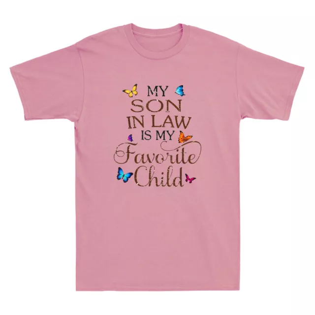 My Son-In-Law Is My Favorite Child Butterfly Mother's Day Vintage Unisex T-Shirt