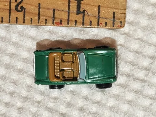 Vintage Micro Machines Mini Sports car Rootes Sunbeam Tiger Alpine Green 3