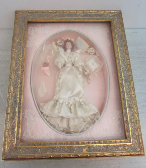 Franklin mint gibson girl bride doll top