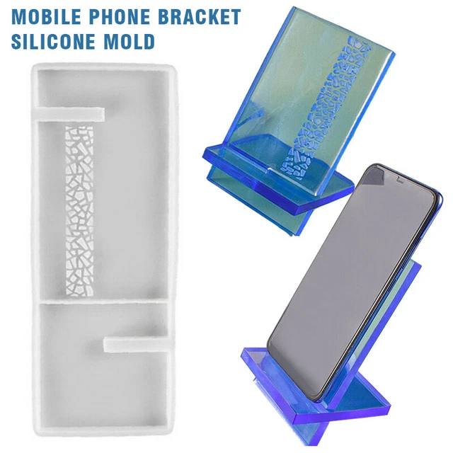 DIY Silikonform Handy Telefon Ständerhalter Gussform Epoxidharz Bastelwerkzeug