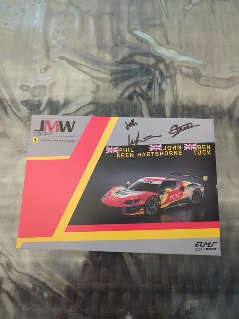 CARTE 2025 FERRARI AF Corse Le Mans Séries Signée EUR 8,05 - FR