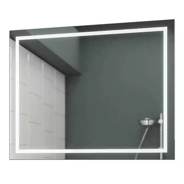 Miroir de salle de bain DEL miroir de salle de bain miroir mural miroir de salle de bain - 3000K blanc chaud