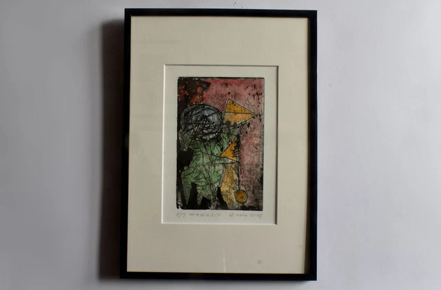 Roman LASA - Mannequin - aquatint/etching/watercolour/paper - 2018
