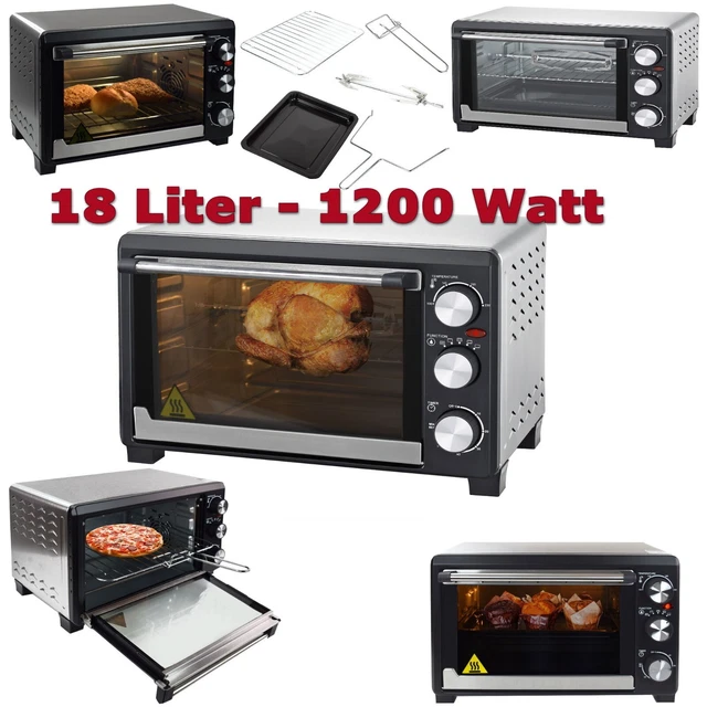 18 Liter Backofen mit Umluft und Drehspieß - SY