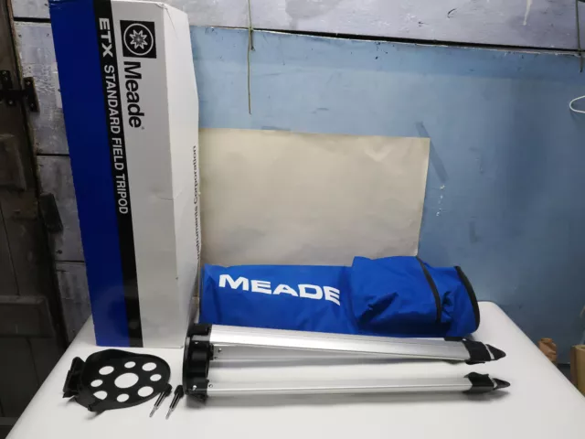 Meade Etx #882 Tripod In Box Low Use, For Etx-60At & 70At Digital Telescopes