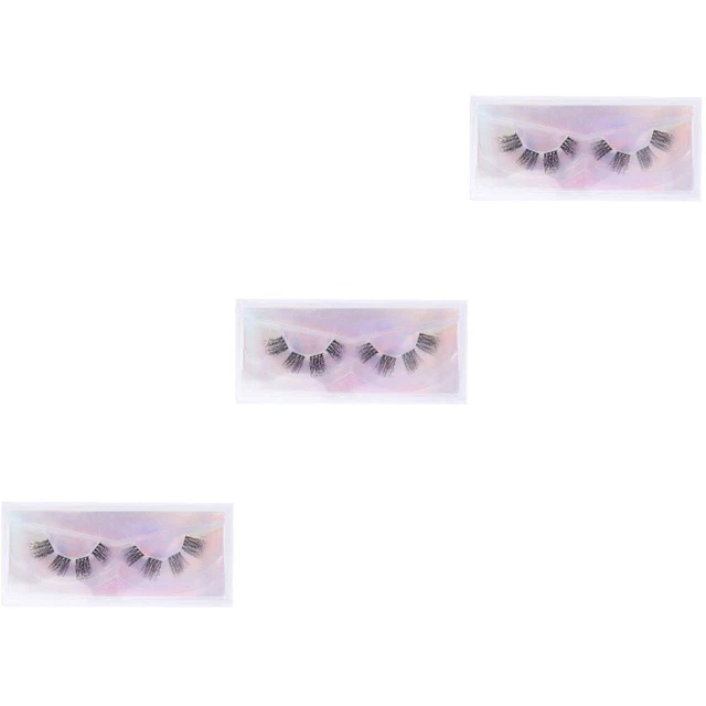 3 Pairs Segmentierte Wimpern Cosplay Frauen Falsche Verlängerung