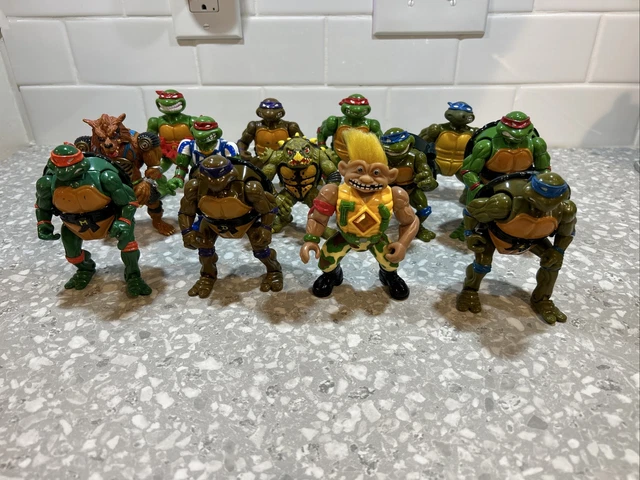 Teenage Mutant Ninja Turtles Vintage Toy Lot 1988 1991 1992 13 Total Pieces