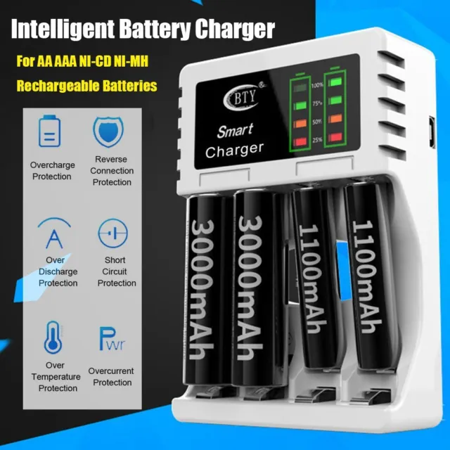 dnt Smart PRO Caricabatterie universale No NiCd, NiMH, NiZn, LiIon, LiHV,  LiPo Ministilo (AAA), Stilo (AA), 10440