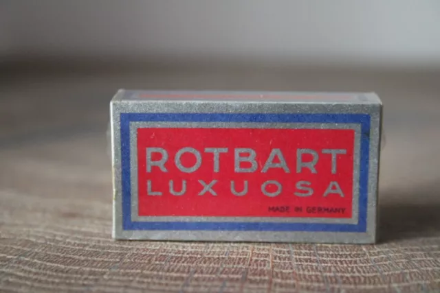 ROTBART LUXUOSA Rasierklingen Razor Blades OVP foliert VINTAGE Rarität