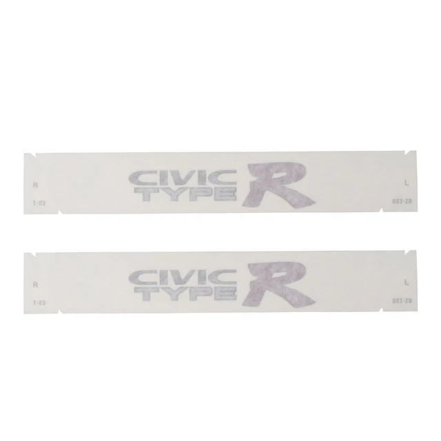 Type R Ek9 Sticker HONDA OEM CIVIC EK9 TYPE-R Rear Side Fender Decal Sticker ÁE 75773-S03 ...