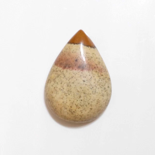 Incroyable Image Jasper Pear Shape 15.35 Crt Picture Jasper Loose Gemstone