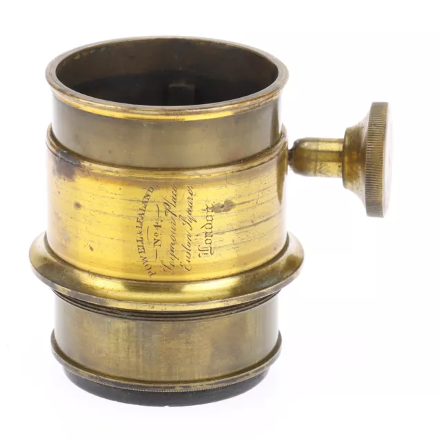 An Unusual Brass Bound Achromatic Landscape Lens, By Powell & Lealand, London
