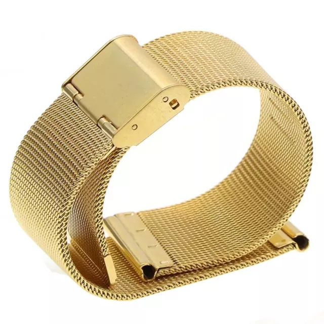 Cinturino orologio maglia milanese oro 18mm per daniel wellington in acciaio dw